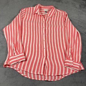 universal thread women's button up shirt size large relaxed fit preowned